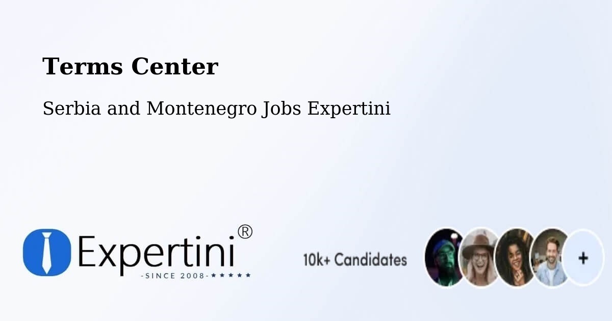 Terms of Service – Lac Lapierre - Serbia and Montenegro Jobs Expertini
